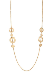 R-Zero Long Necklace With 8 Circles
