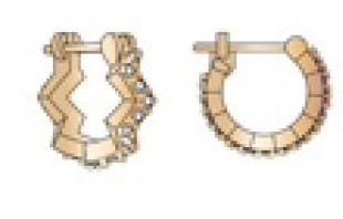 Dubai Silver Earrings With Stones