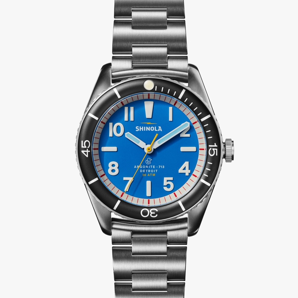 Duck 3 Hand 42mm Steel Watch On Bracelet