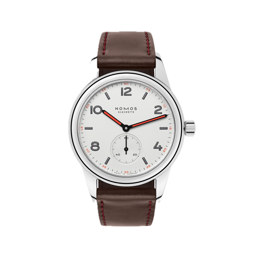 Stainless Steel Club On Leather Strap