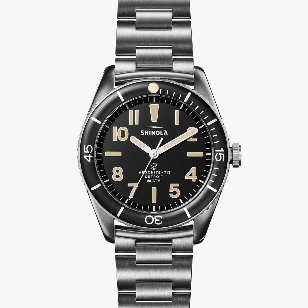 Duck 3 Hand 42mm Steel Watch On Bracelet