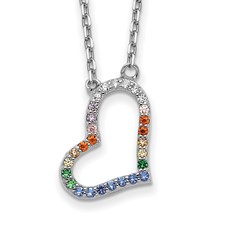 Colorful Heart Necklace
