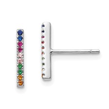Colorful Bar Post Earrings
