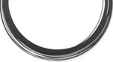 Black Cable 30 Strand Choker Necklace