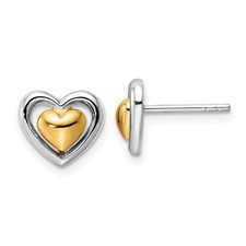 Heart Stud Earrings