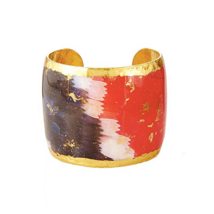 Black, White & Red Butterfly Wing Cuff