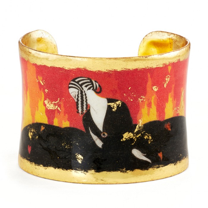 Erté Love's Fire Corset Cuff