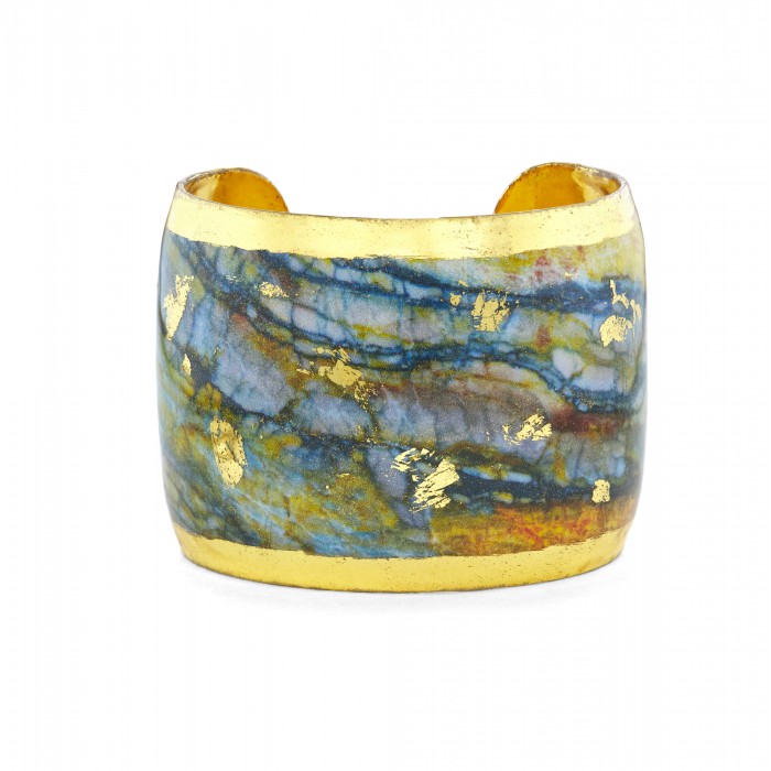 Marble, Violet & Orange Cuff