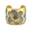 White Flowers Cuff
