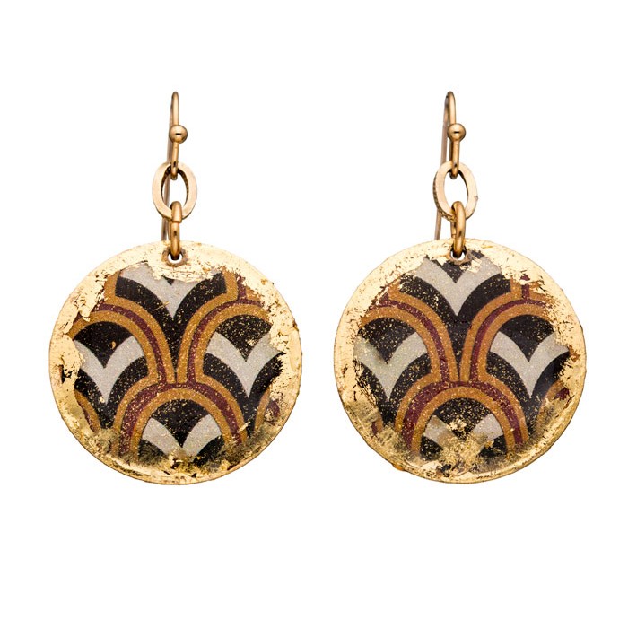 Papyrus Disc Earrings