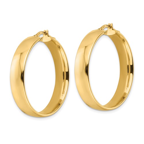 Polished Hoop Earrings