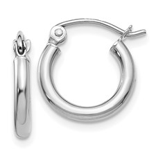 Tube Hoop Earrings