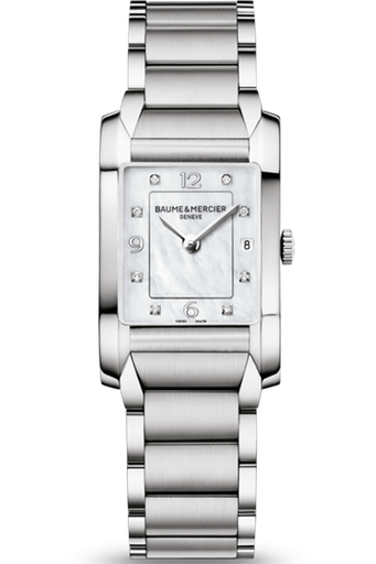 [BA.WATC.0002204] Hampton Quartz Ladies Watch Rectangular Mother Of Pearl Dial. Stainless Steel Bracelet
