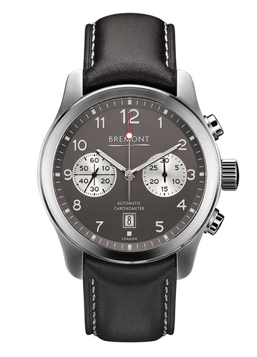 [BR.WATC.0002336] Bremont Alt1c-An, Stainless Steel, Anthracite Dial On Black Leather Strap