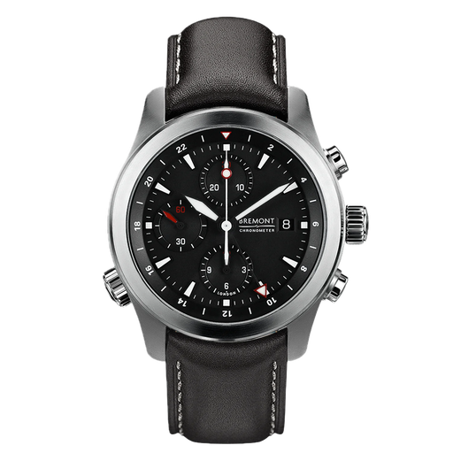 [BR.WATC.0002373] Bremont Alt1-Zt Chrono Black Dial Black Leather Strap