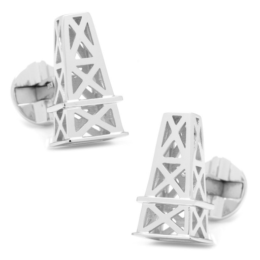 [CU.CUFF.0003012] St Oil Derrick Cufflinks