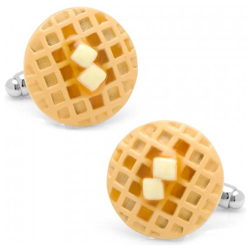 [CU.CUFF.3071] Waffle Cufflinks