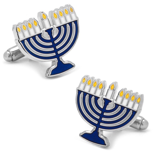 [CU.CUFF.0003101] Menorah Cufflinks