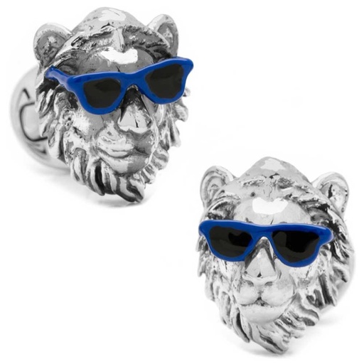 [CU.CUFF.0003131] Party Animal Lion Cufflinks