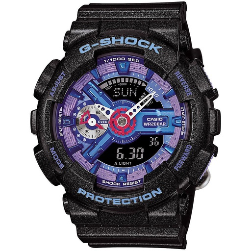 [PA.WATC.0005072] G-Shock Small Ana-Digital Crazy Color Black/Purple