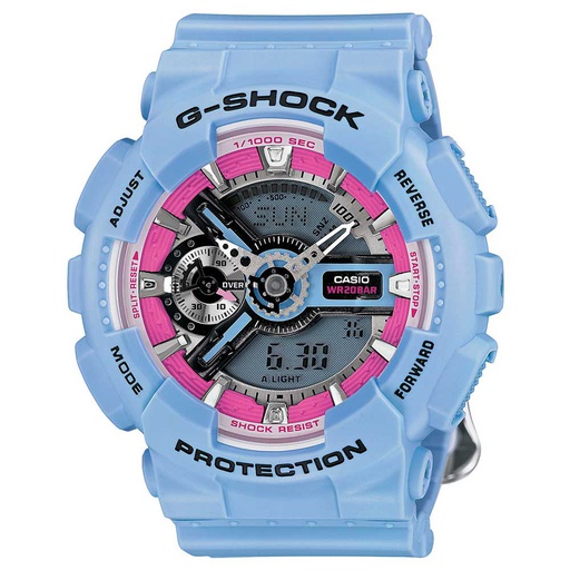 [PA.WATC.0005084] G-Shock 's' Series Ana-Digital Flower Design Blue