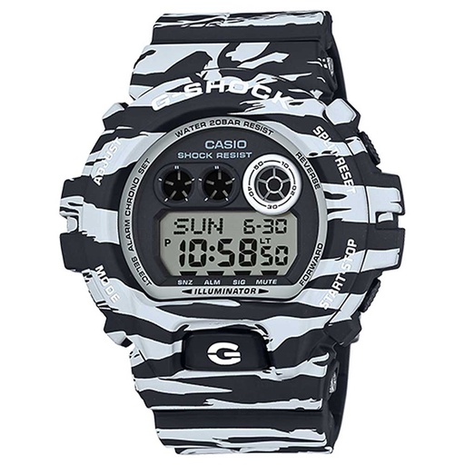 [PA.WATC.0005133] G-Shock Xl Ltd Tiger Camo Black/Wht. Digi