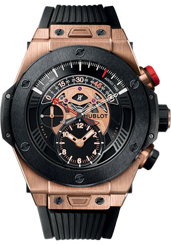 [HU.WATC.0005410] Hublot Unico King Gold Retrograde Ceramic Bezel
