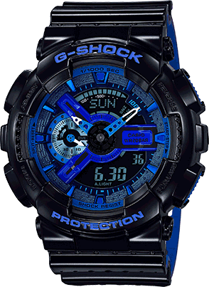 [CA.WATC.0005182] G-Shock Ana-Digital 3d Perforated Gloss Balck/Blue