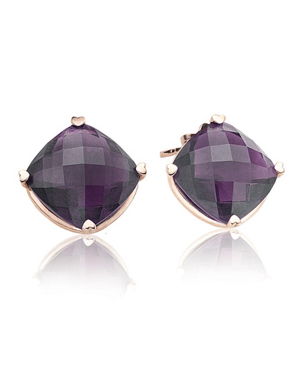 Cushion Stud Earrings