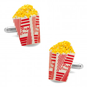 [CU.CUFF.3230] 3d Popcorn Cufflinks