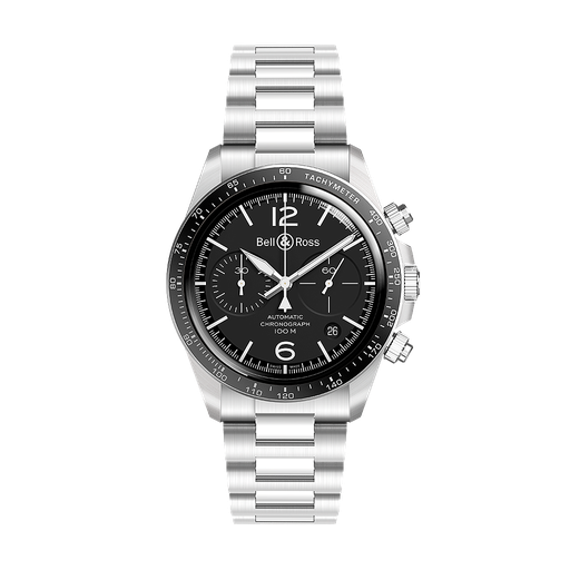 [BE.WATC.2317] Vintage Chronograph 41m In Steel On Steel Bracelet