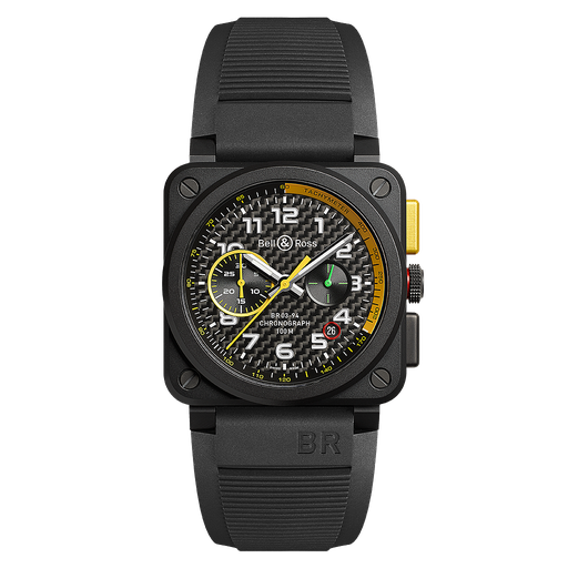 [BE.WATC.0002304] Bell &amp; Ross Br03-94-Rs17 Chronograph W/Carbon Fiber Dial 399/500