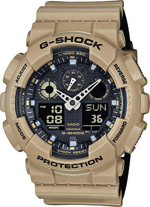 [CA.WATC.0005216] G-Shock Gs Military Clear Layer Ad Tan