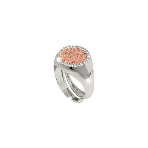 [TE.FASH.0007602] Rebecca Bronze Ring W/Cz Stones