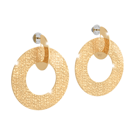 [TE.FASH.0007646] Rebecca Bronze & Steel Earrings