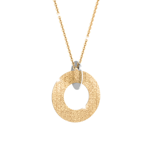 [TE.FASH.0007627] Rebecca Bronze & Steel Necklace