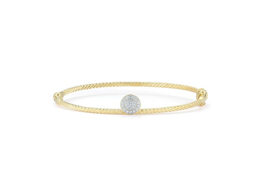 [AL.GOLD.0001667] 18k Bangle Yg