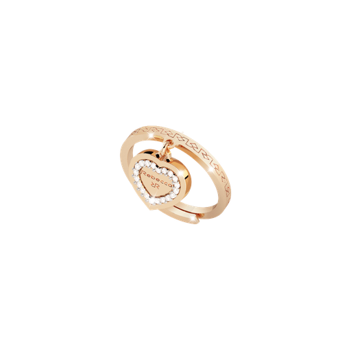 [TE.FASH.0007516] Bronze Ring W/Stone