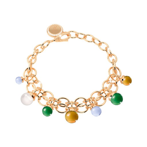 [TE.FASH.0007547] Bronze Bracelet W/Stones