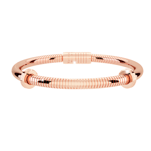 [TE.FASH.0008641] My World Rose Tone Snake Bracelet