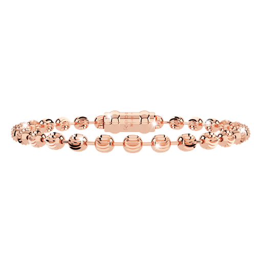 [TE.FASH.0008644] My World Rose Tone Bead Bracelet
