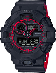 [PA.WATC.0009342] G-Shock Ana-Digital Super Illuminator Black (Side Edge Red)