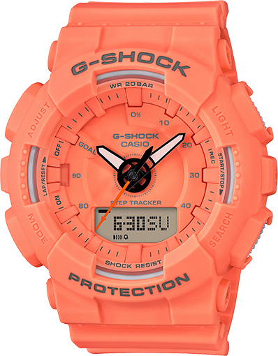 [PA.WATC.0010285] G-Shock S Series Ana-Digi Step Tracker Vibrant Pink