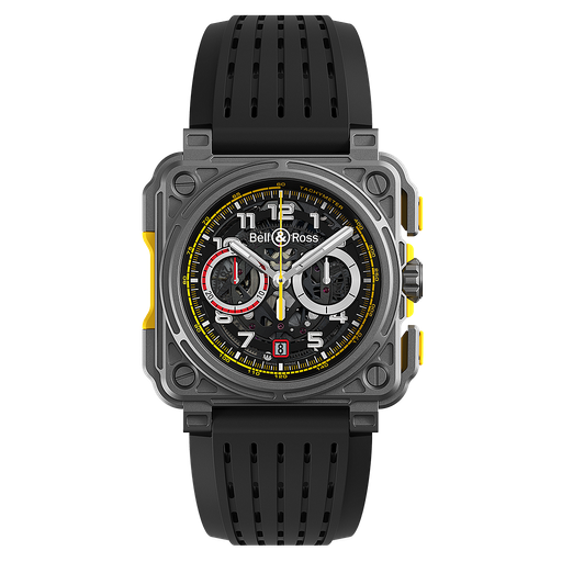 [BE.WATC.0017582] Bell & Ross Chrono Rs18 Titanium On Rubber Strap