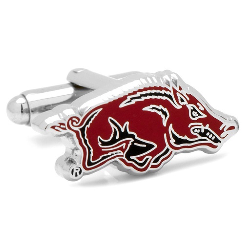 [CU.CUFF.0026530] University Of Arkansas Razorback Cufflinks