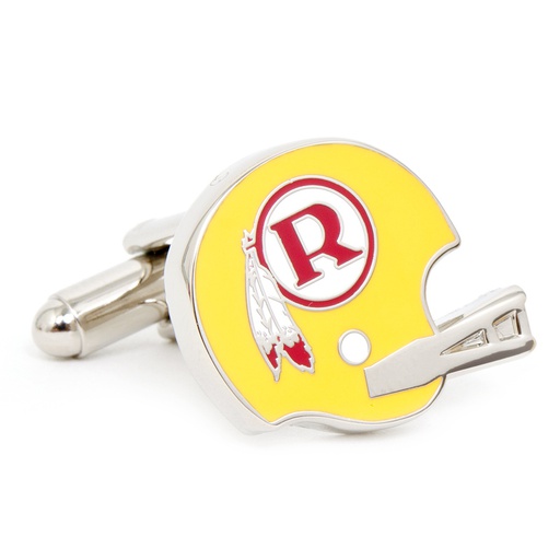 [CU.CUFF.0026540] Retro Washington Redskins Helmet Cufflinks