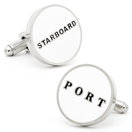 [CU.CUFF.0026578] Starboard &amp; Port Cufflinks