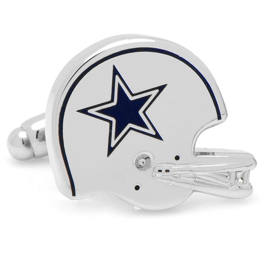 [CU.CUFF.0026592] Retro Dallas Cowboys Helmet Cufflinks