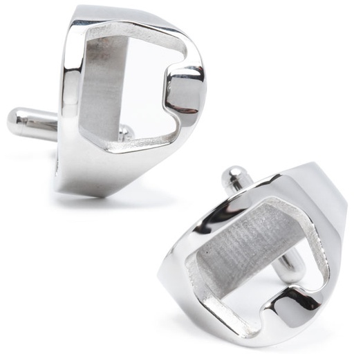 [CU.CUFF.0026621] Stainless Steel Bottle Opener Cufflinks