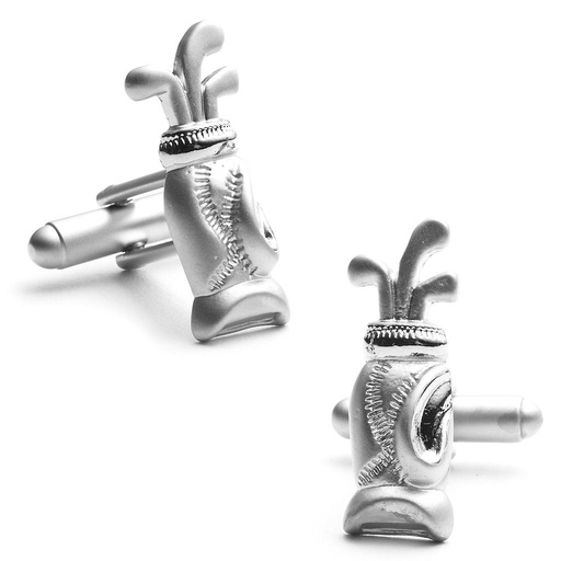 [CU.CUFF.026626] Plated Golf Bag Cufflinks